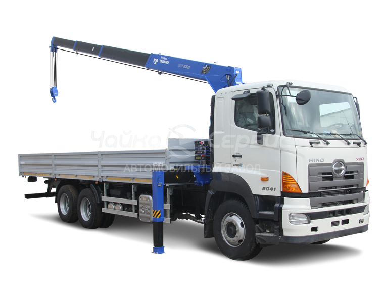 Кран-манипулятор HINO 700 c КМУ Чайка-Tadano TM-ZE554HS