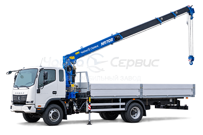Кран-манипулятор КАМАЗ Компас 12 с КМУ Чайка NR708 
