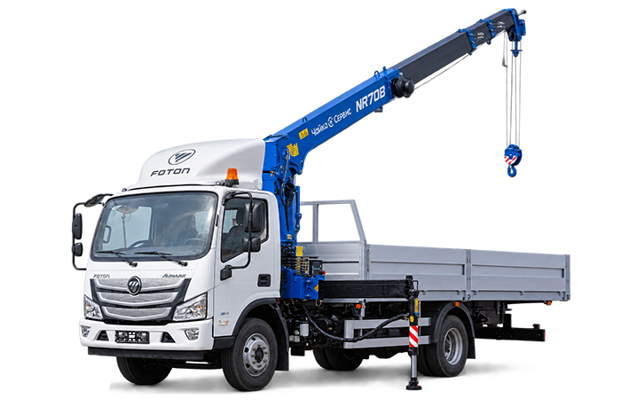 Кран-манипулятор Foton S100 с КМУ Чайка NR708