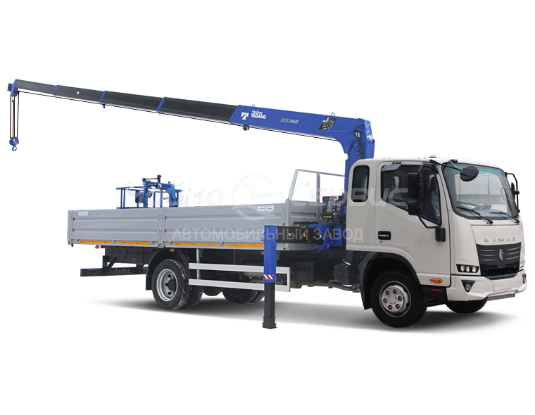 Кран-манипулятор КАМАЗ-43089 Компас с КМУ Чайка-Tadano